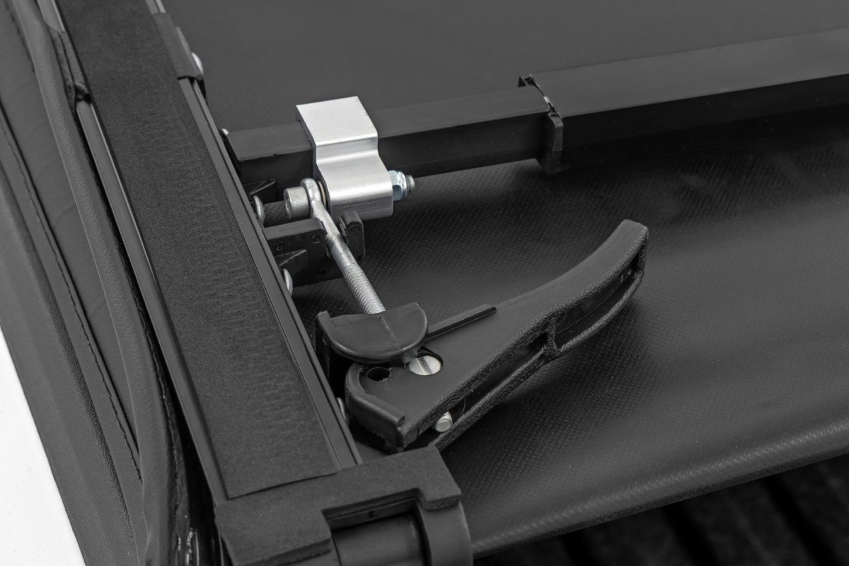 Toyota Tacoma Soft Tri-Fold Bed Cover - Rough Country - Tri-Fold - '24-'26